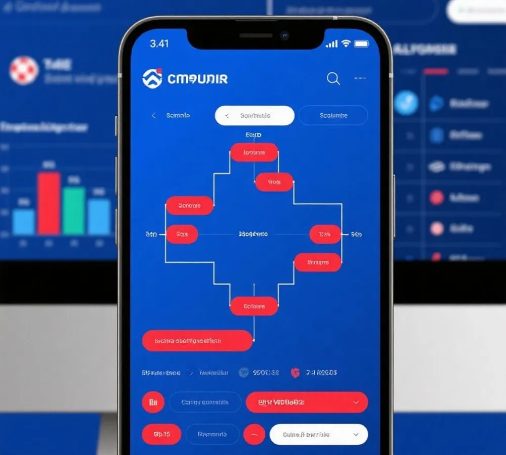 世界盃賽程與比分介面示意