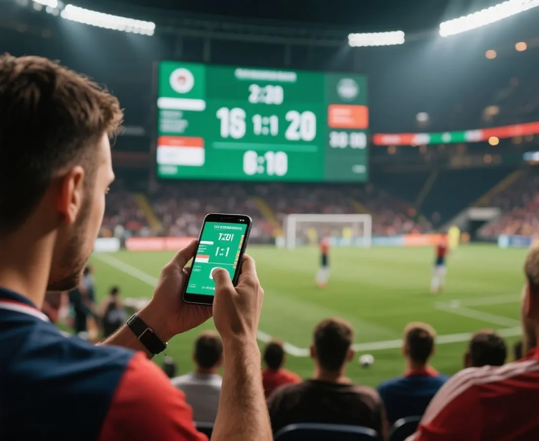 即時比分查詢示意